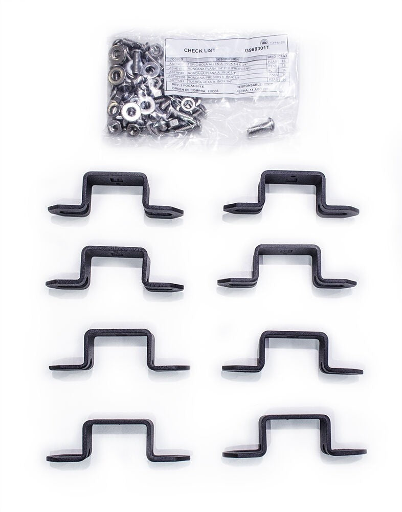 Sport Bar 2.0 Three Inch Cube Light Bracket Kit Textured Black 2007-2021 Toyota Tundra 2009-2023 Dodge Ram 1500/2500/3500  Go Rhino
