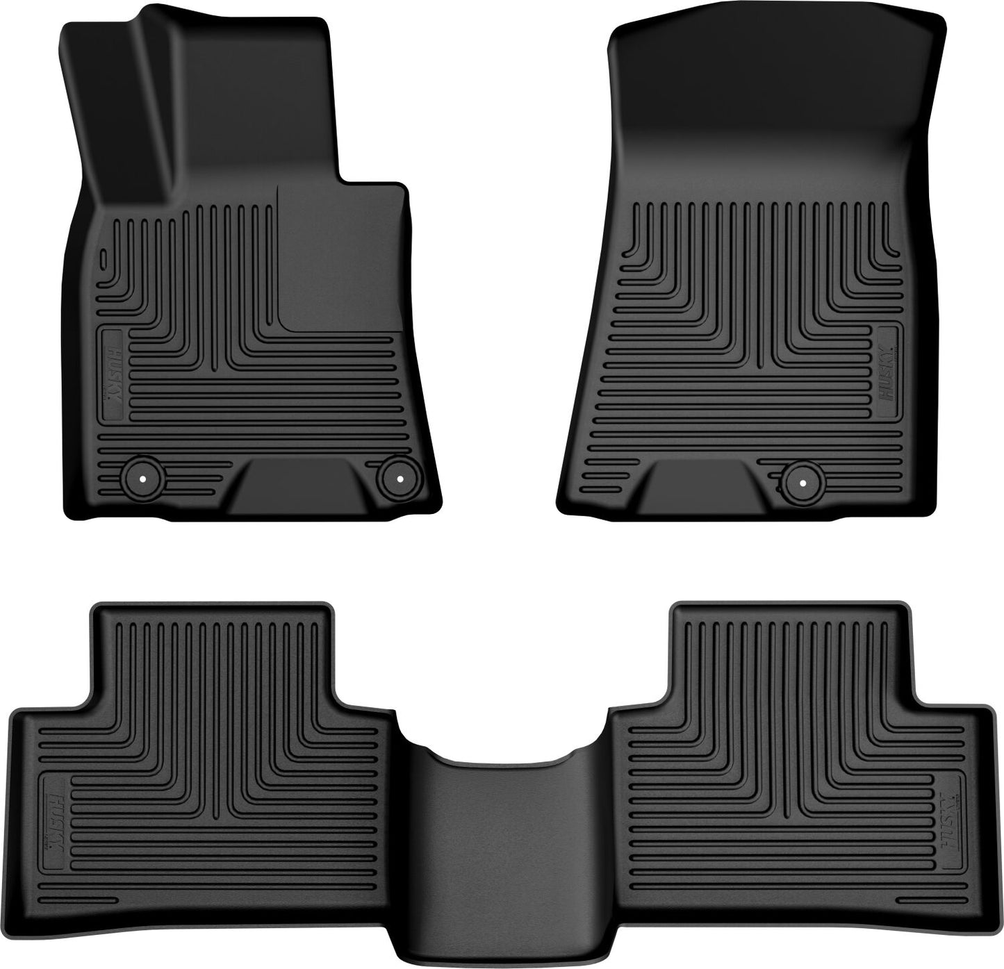 Weatherbeater Front & 2nd Seat Floor Liners For 2022-2025 GV70 Husky Liners