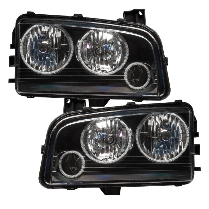 Oracle 05-10 Dodge Charger SMD HL (Non-HID) - Triple Halo - White