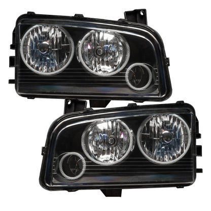 Oracle 05-10 Dodge Charger SMD HL (Non-HID) - Triple Halo - White
