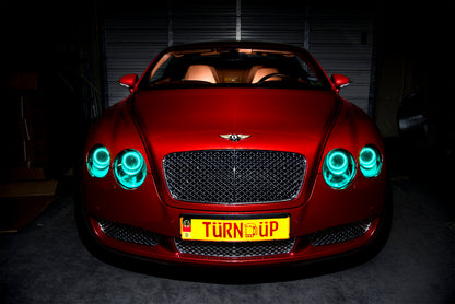 Oracle 10-14 Bentley Continental GT LED Headlight Halo Kit - Blue