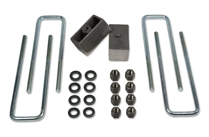 2 Inch Rear Block & U-Bolt Kit 88-98 Chevy/GMC Truck 1500 2500 & 3500 4WD 92-98 Chevy/GMC Suburban 1500 & 2500 4WD 94-98 Tahoe/Yukon 4WD Tuff Country