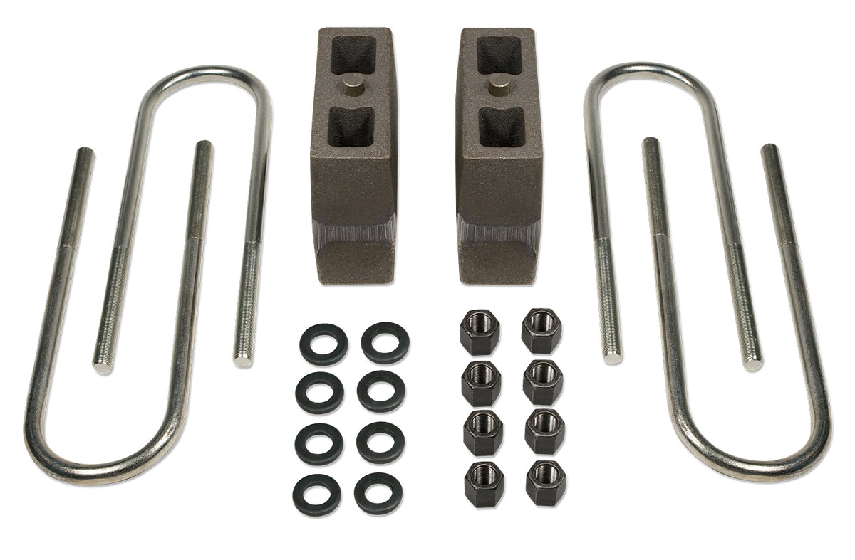 5.5 Inch Rear Block & U-Bolt Kit 94-01 Dodge Ram 1500 4WD 0.75 Inch Lift Tuff Country
