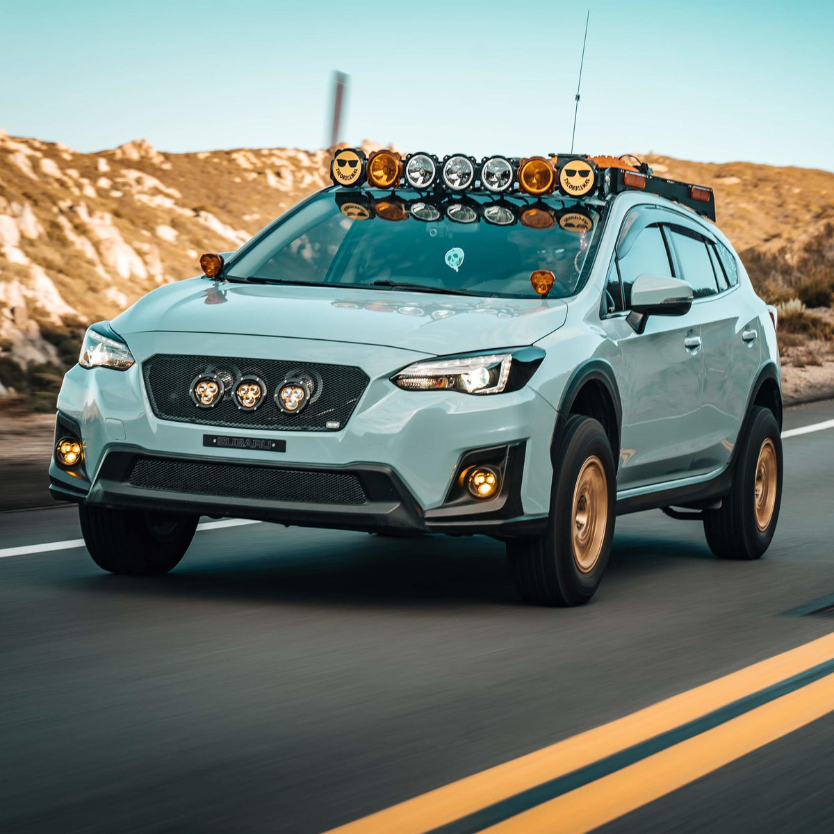 KC Flex Era 3 LED DM SAE Fog 2- Light Master Kit 13-24 Subaru Crosstrek Forester KC HiLiTES