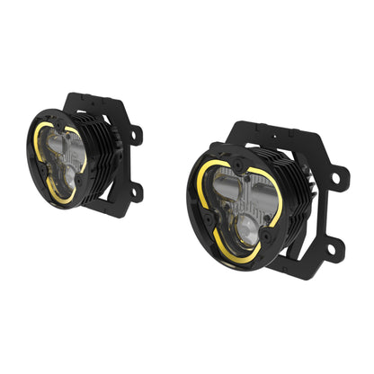 KC Flex Era 3 LED DM SAE Fog 2- Light Master Kit 13-24 Subaru Crosstrek Forester KC HiLiTES