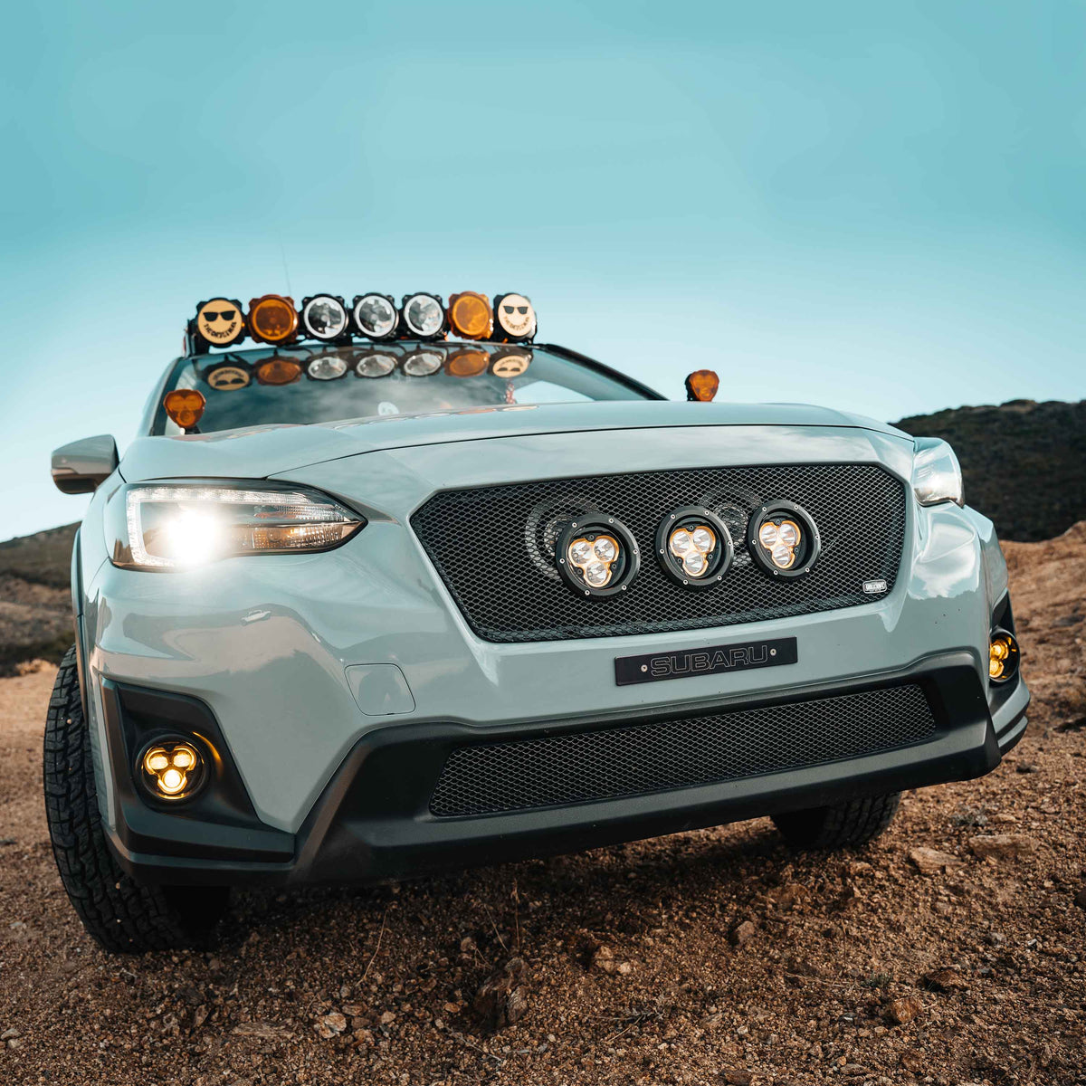 KC Flex Era 3 LED DM SAE Fog 2- Light Master Kit 13-24 Subaru Crosstrek Forester KC HiLiTES
