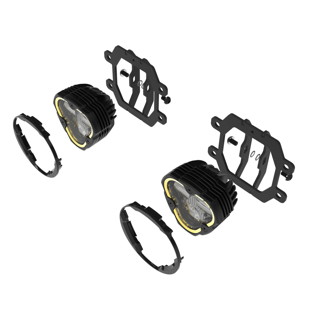 KC Flex Era 3 LED DM SAE Fog 2- Light Master Kit 13-24 Subaru Crosstrek Forester KC HiLiTES