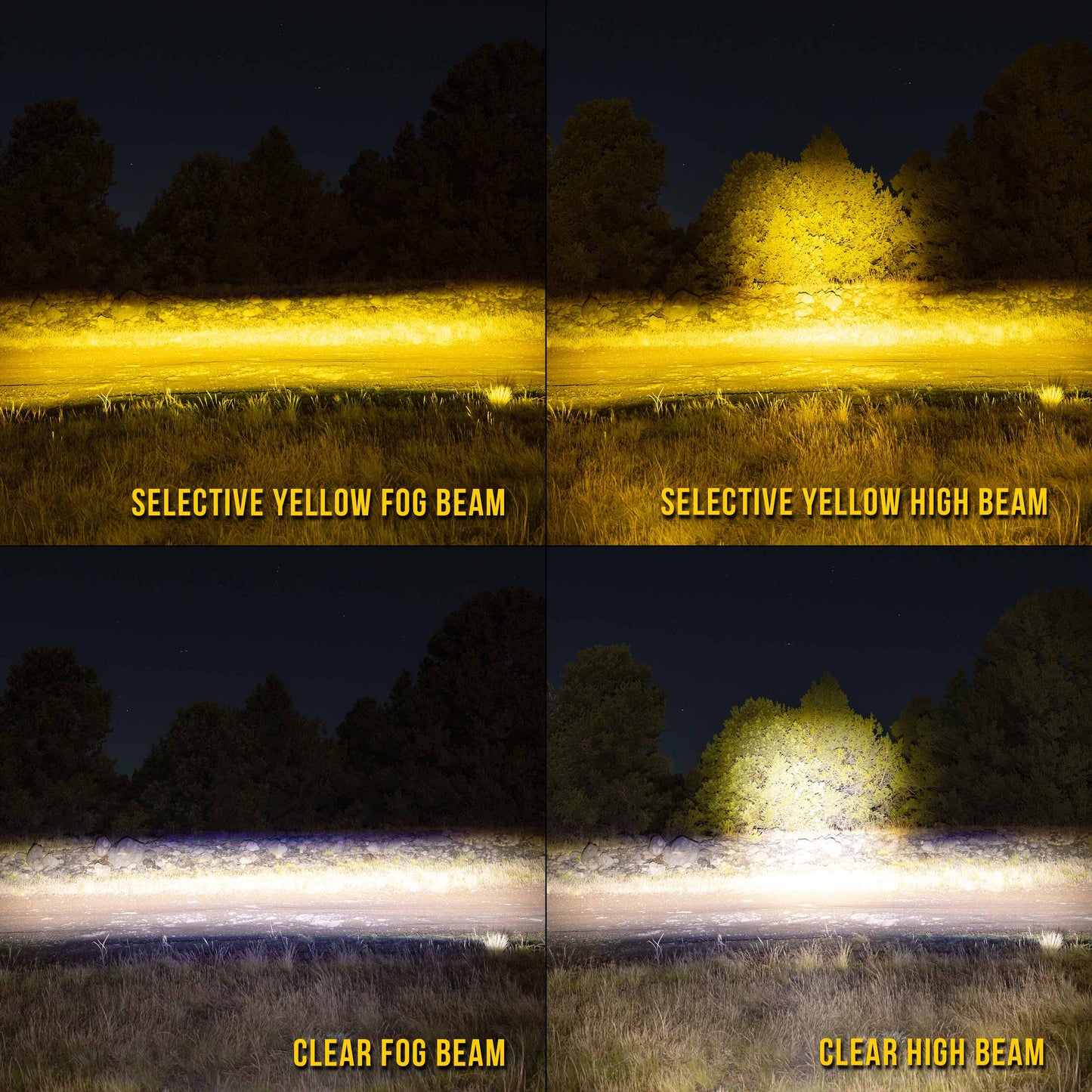 KC Flex Era 3 LED DM SAE Fog 2- Light Master Kit 12-24 Toyota Taco/4Runner/Tundra Aftermarket KC HiLiTES