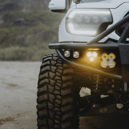 KC Flex Era 3 LED DM SAE Fog 2- Light Master Kit 12-24 Toyota Taco/4Runner/Tundra Aftermarket KC HiLiTES