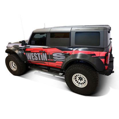 Westin 21-25 Ford Bronco 4dr (Excl. Bronco Sport) AT6 Running Boards - Black