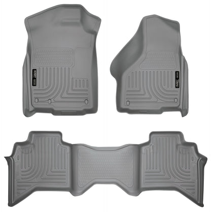 Weatherbeater Front & 2nd Seat Floor Liners For 2002-2009 Ram 1500/2500/3500 Husky Liners