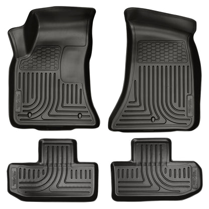 Weatherbeater Front & 2nd Seat Floor Liners For 2011-2015 Challenger Husky Liners