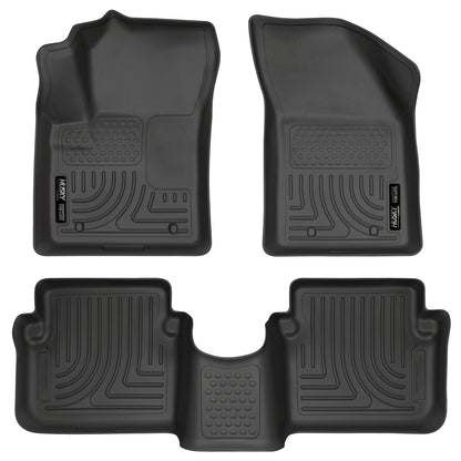 Weatherbeater Front & 2nd Seat Floor Liners For 2011-2014 200/Avenger Husky Liners