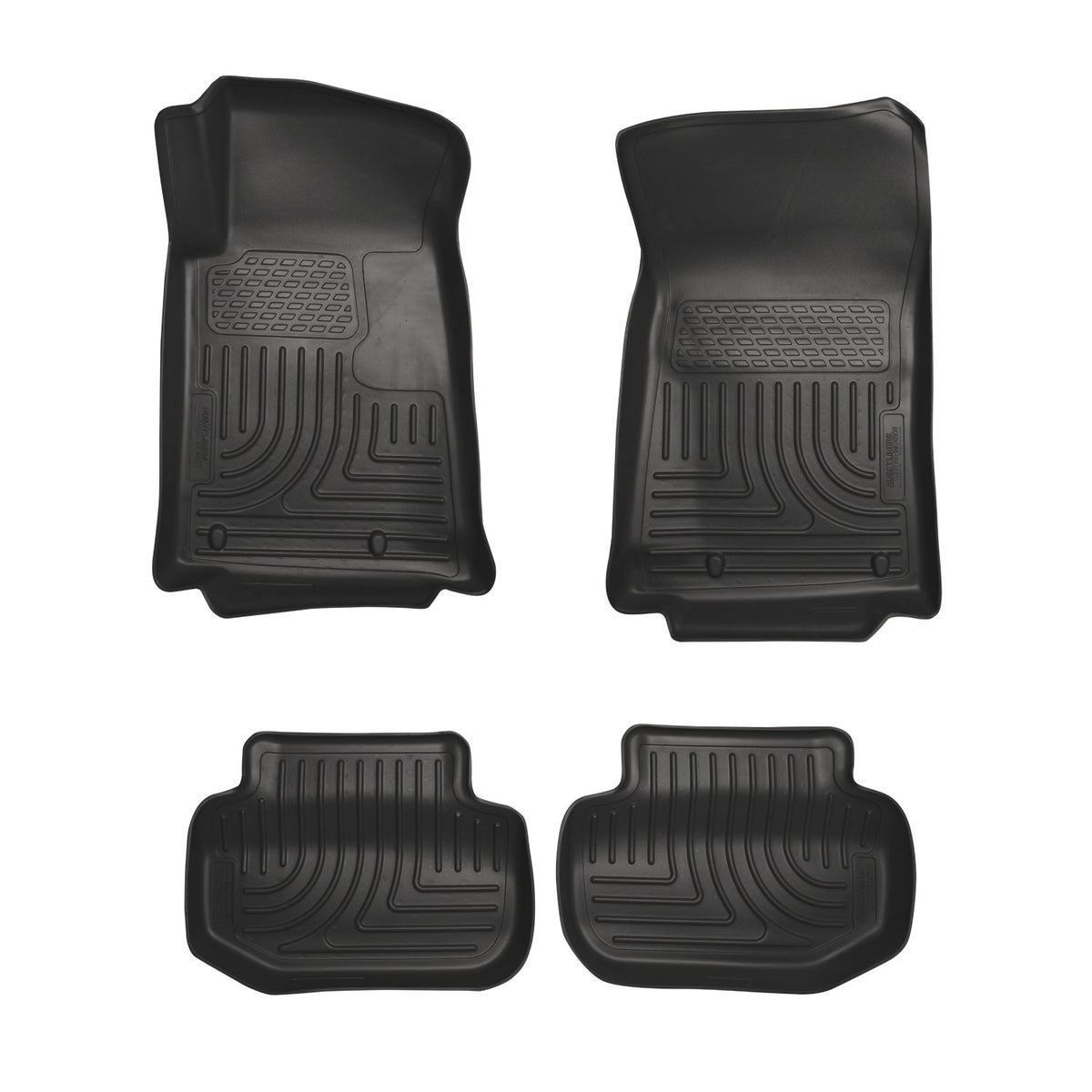Weatherbeater Front & 2nd Seat Floor Liners For 2010-2015 Camaro Husky Liners