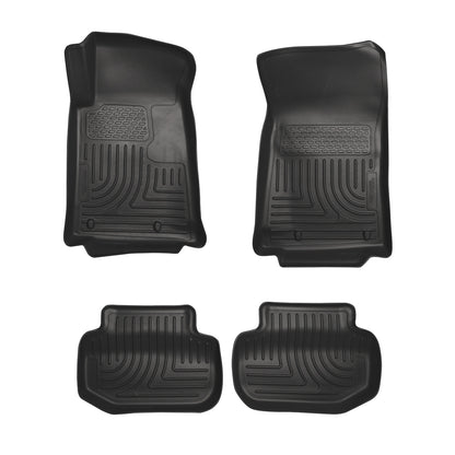 Weatherbeater Front & 2nd Seat Floor Liners For 2010-2015 Camaro Husky Liners
