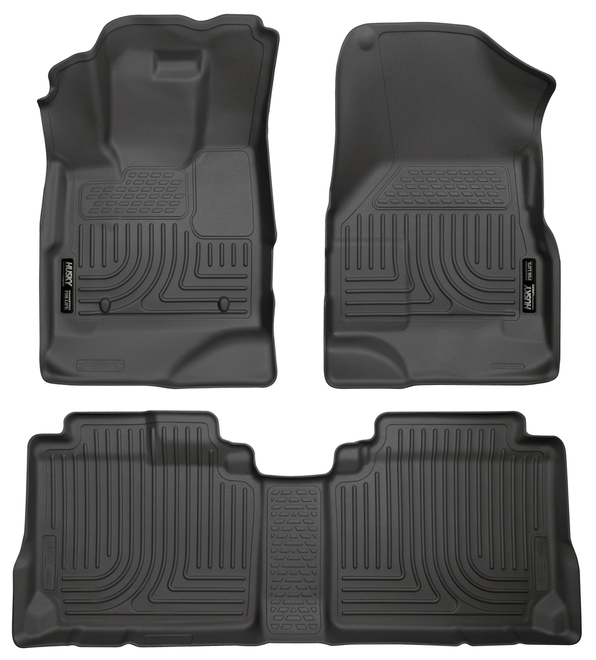 Weatherbeater Front & 2nd Seat Floor Liners For 2010-2017 Equinox/Terrain Husky Liners