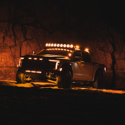Profile 10 Inch SideCast Flush Mount Lights KC HiLiTES