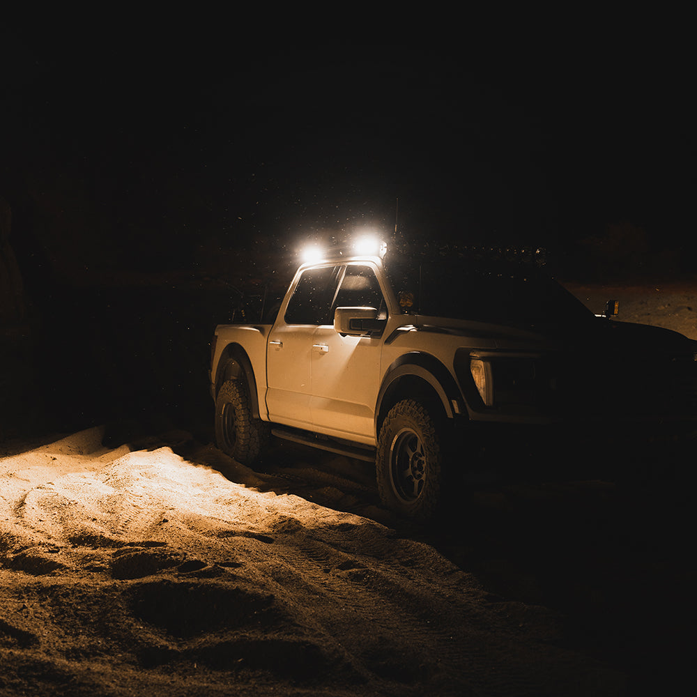 Profile 10 Inch SideCast Flush Mount Lights KC HiLiTES