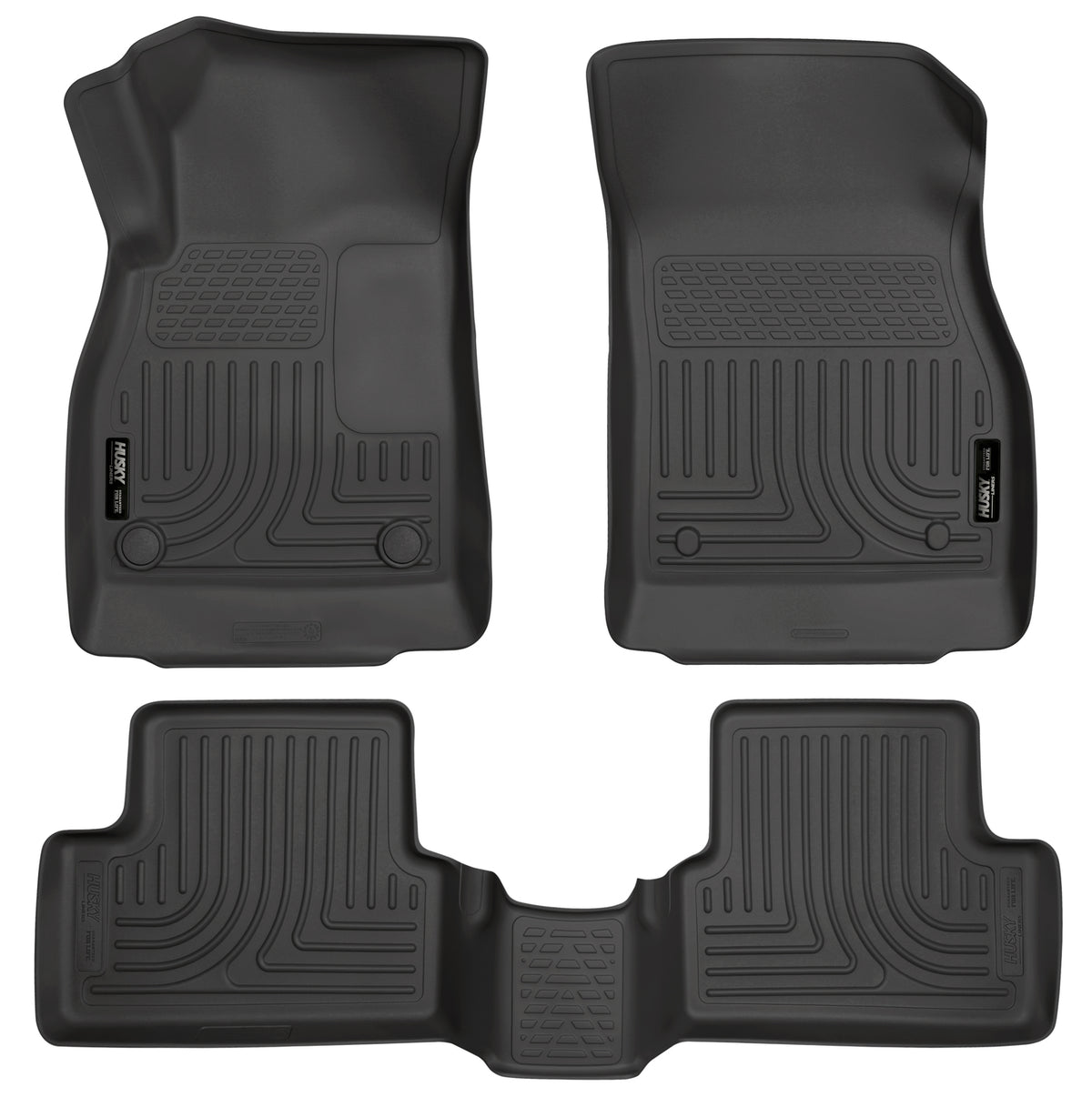 Weatherbeater Front & 2nd Seat Floor Liners For 2011-2017 Regal Husky Liners