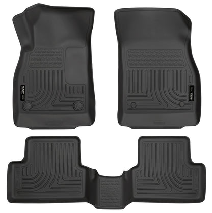 Weatherbeater Front & 2nd Seat Floor Liners For 2011-2017 Regal Husky Liners