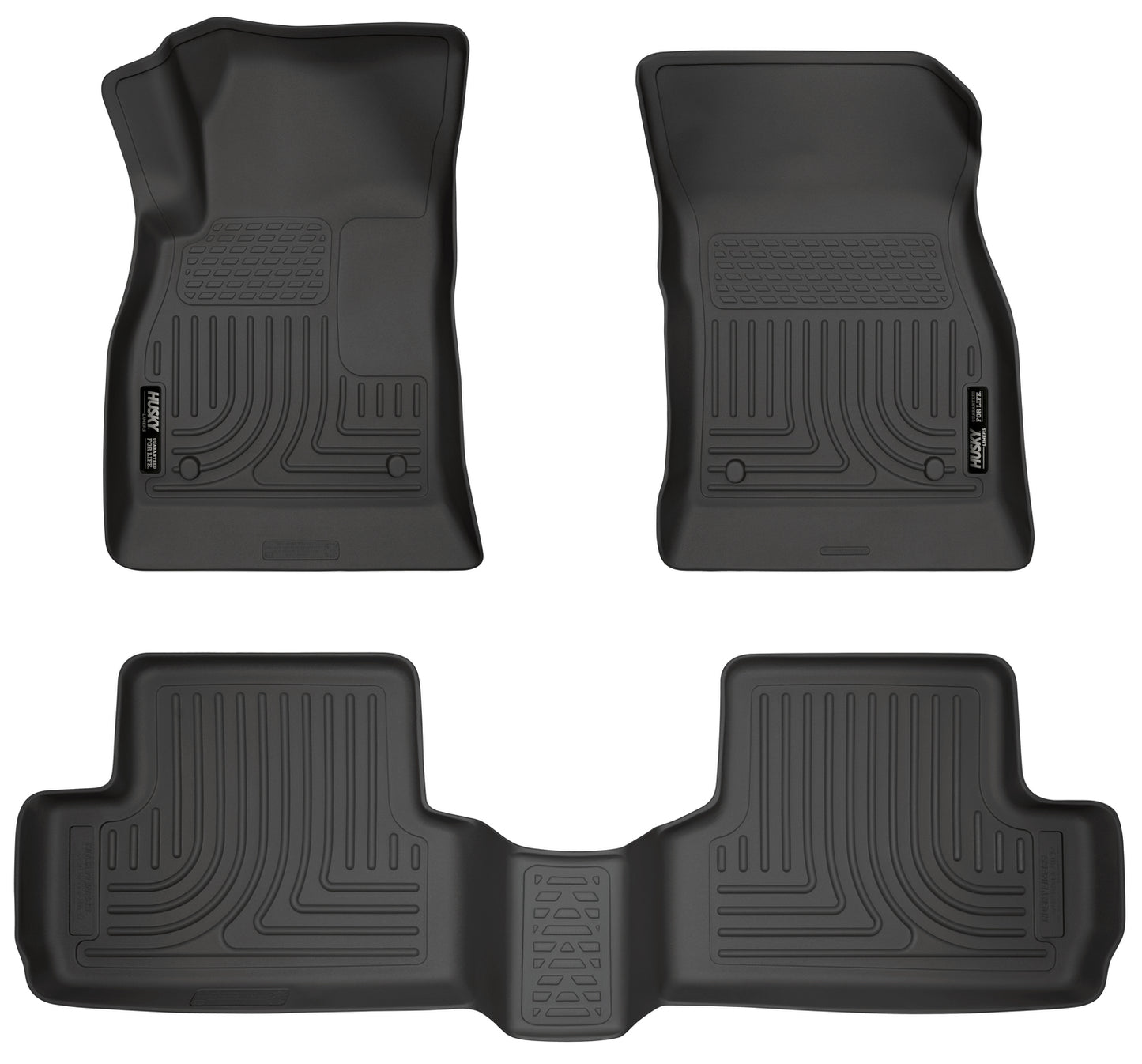 Weatherbeater Front & 2nd Seat Floor Liners For 2012-2017 Verano Husky Liners