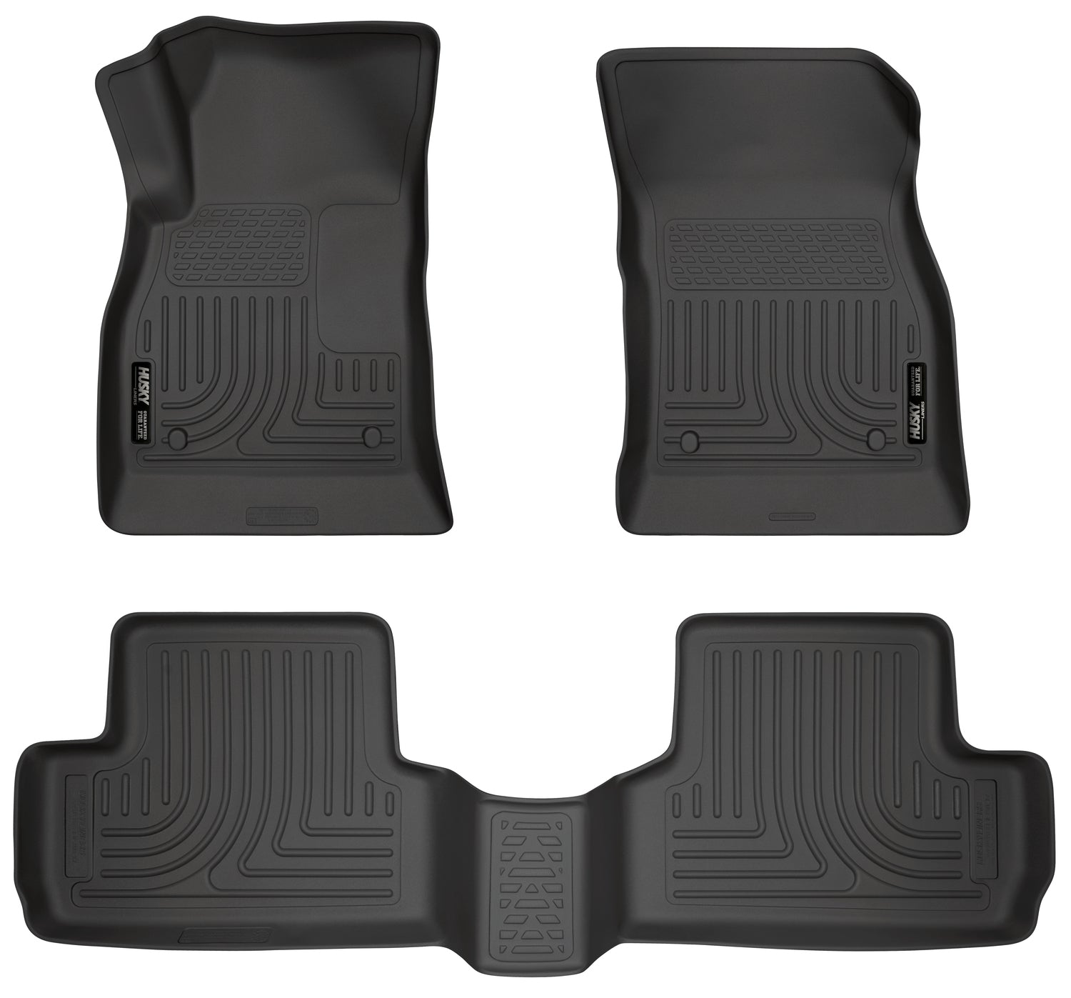 Weatherbeater Front & 2nd Seat Floor Liners For 2012-2017 Verano Husky Liners