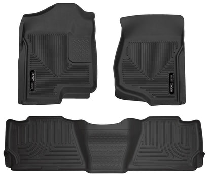 Weatherbeater Front & 2nd Seat Floor Liners For 2007-2014 Escalade/Tahoe/Yukon Husky Liners
