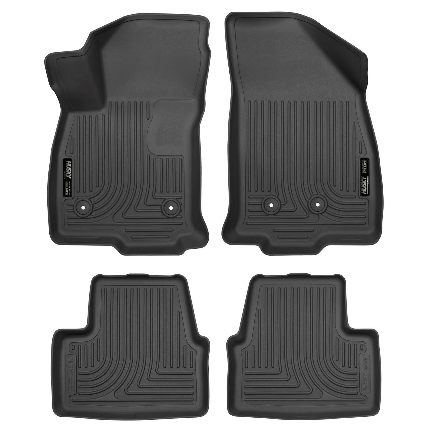Weatherbeater Front & 2nd Seat Floor Liners For 2016-2019 Volt Husky Liners