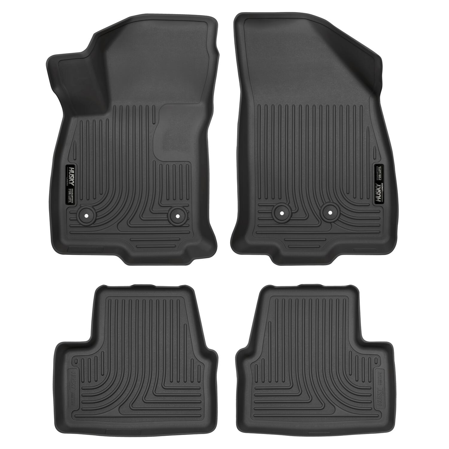 Weatherbeater Front & 2nd Seat Floor Liners For 2016-2019 Volt Husky Liners