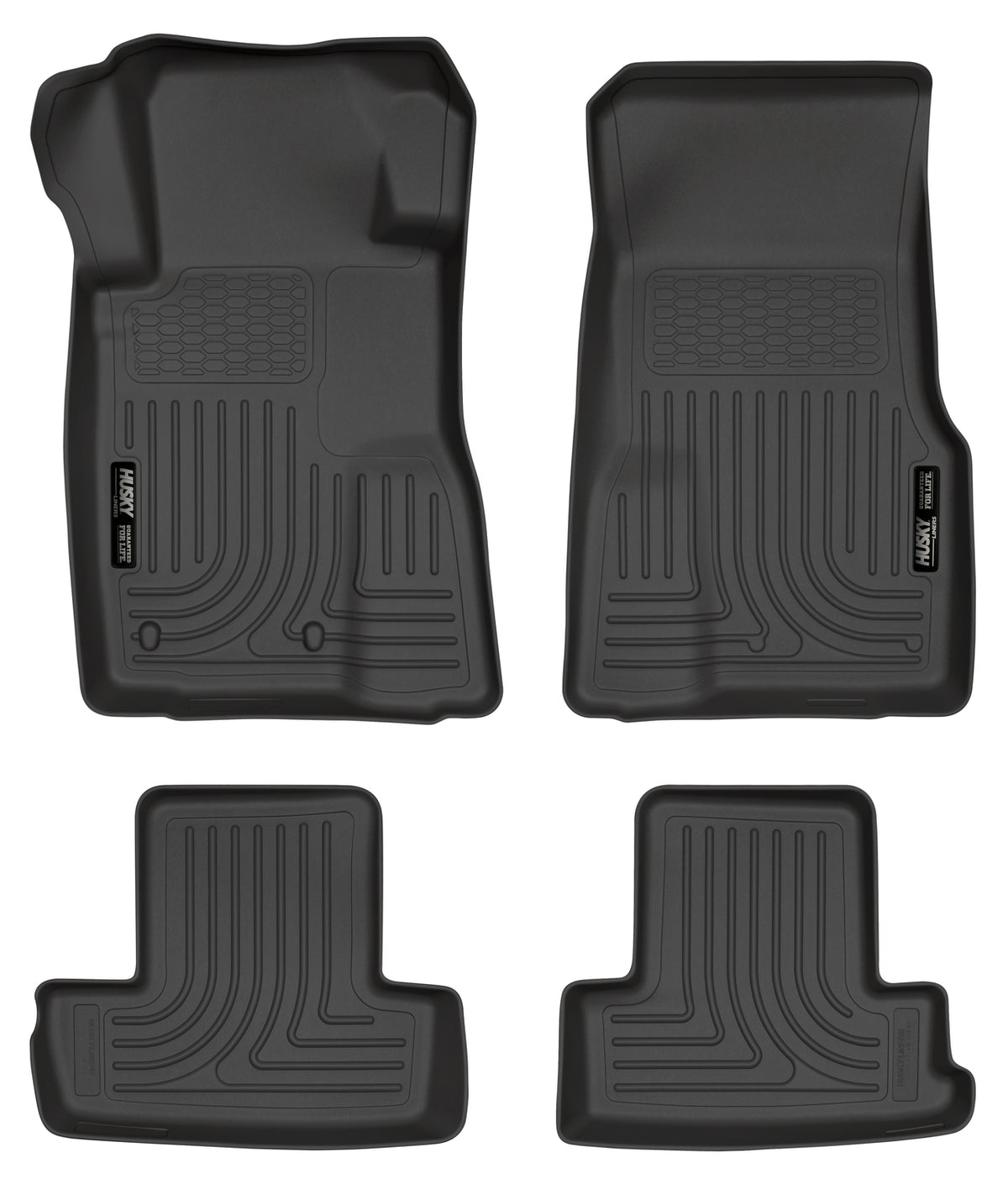Weatherbeater Front & 2nd Seat Floor Liners For 2010-2014 Mustang Husky Liners