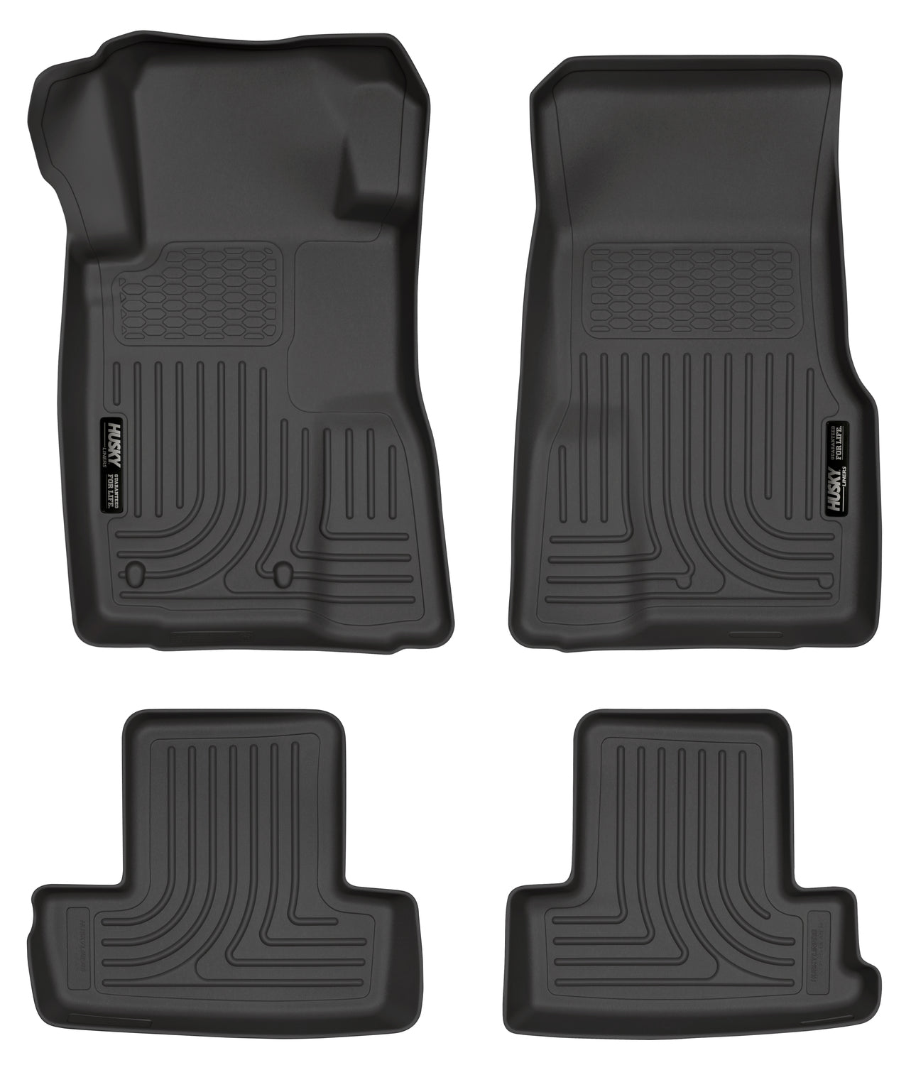 Weatherbeater Front & 2nd Seat Floor Liners For 2010-2014 Mustang Husky Liners