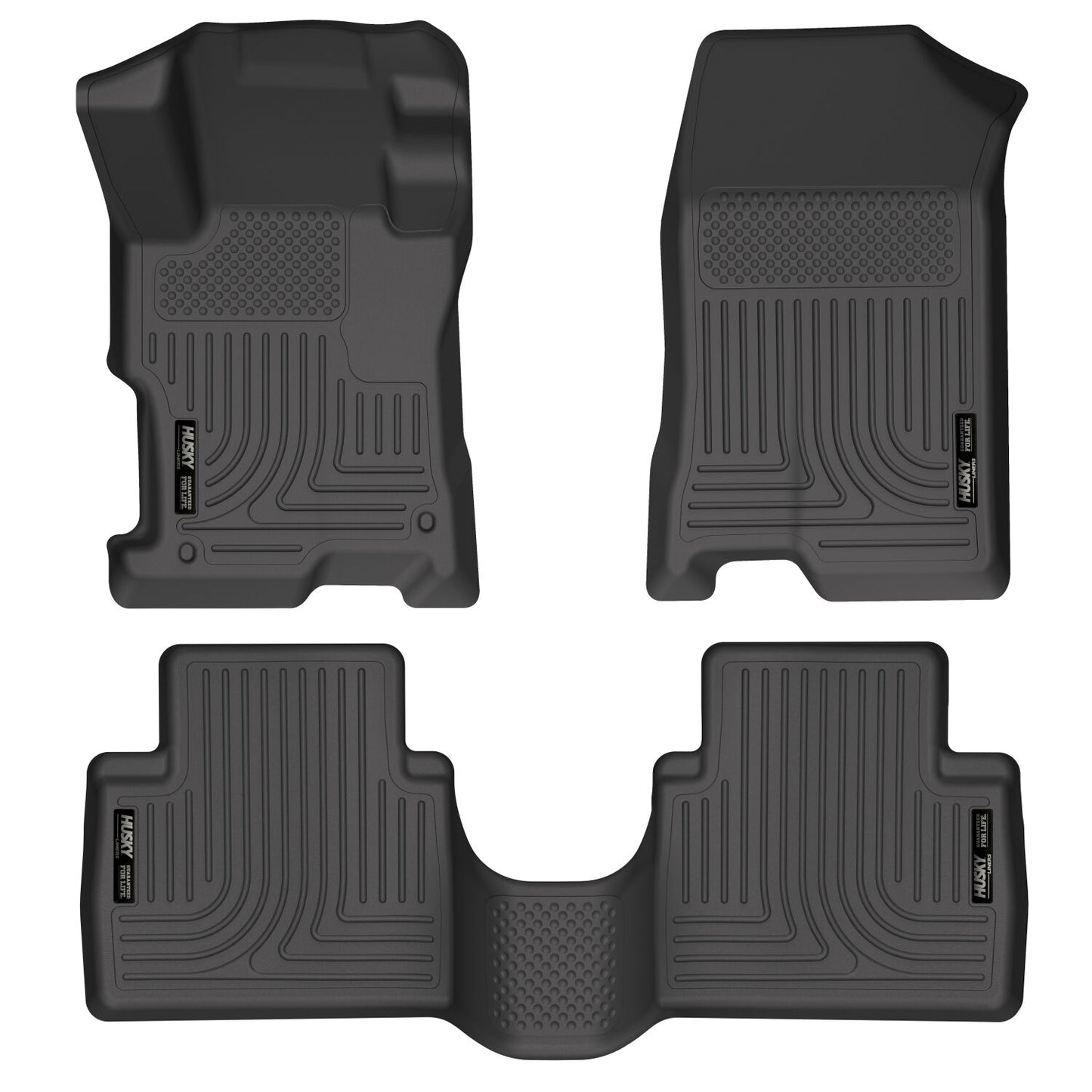 Weatherbeater Front & 2nd Seat Floor Liners For 2008-2012 Accord Husky Liners