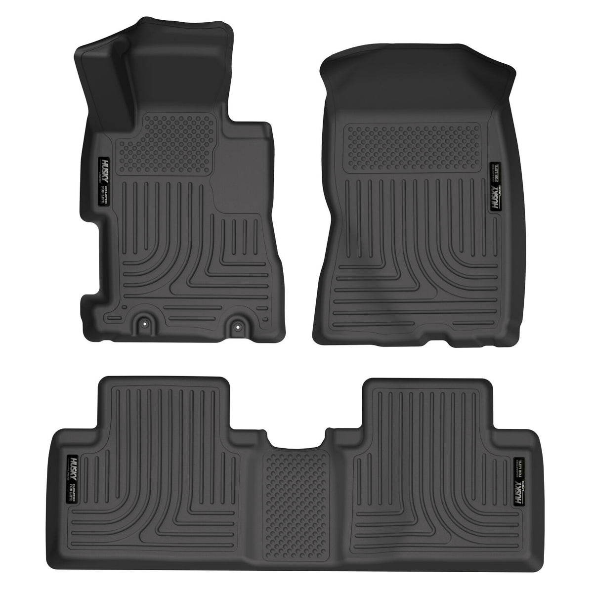 Weatherbeater Front & 2nd Seat Floor Liners For 2006-2011 Civic Husky Liners
