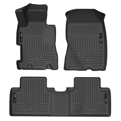 Weatherbeater Front & 2nd Seat Floor Liners For 2006-2011 Civic Husky Liners