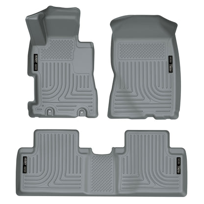 Weatherbeater Front & 2nd Seat Floor Liners For 2006-2011 Civic Husky Liners