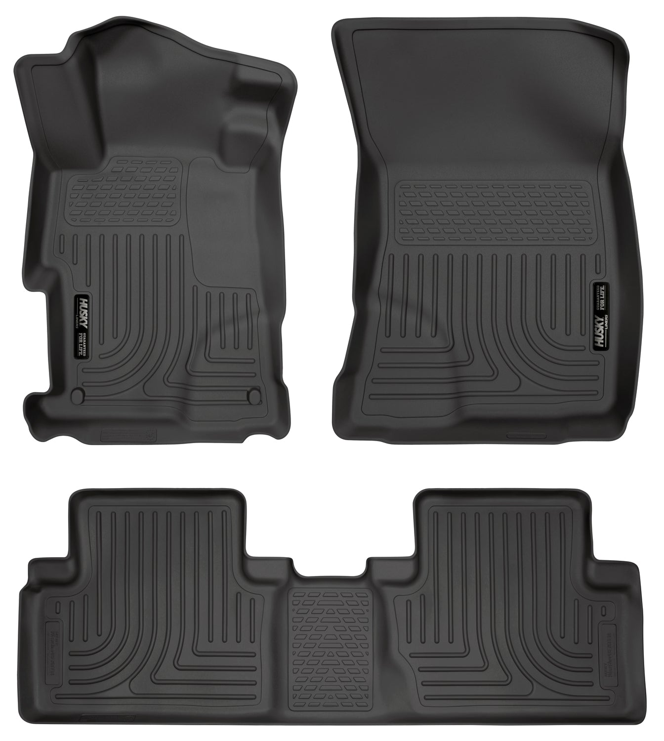 Weatherbeater Front & 2nd Seat Floor Liners For 2012-2013 Civic Husky Liners
