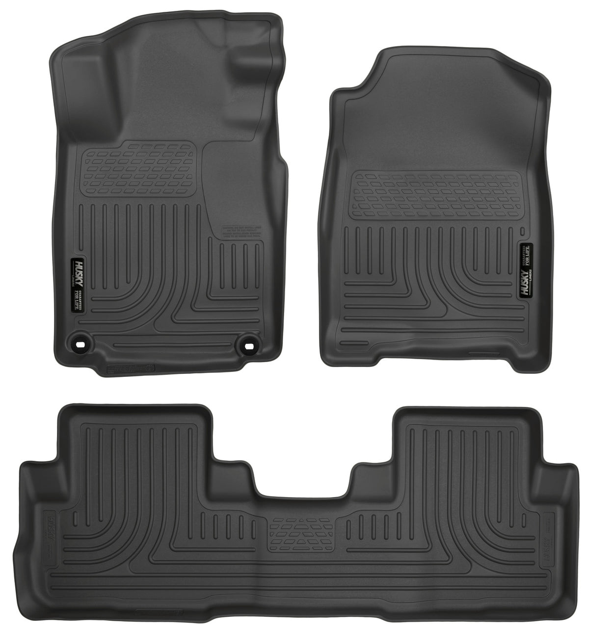 Weatherbeater Front & 2nd Seat Floor Liners For 2015-2016 CR-V Husky Liners