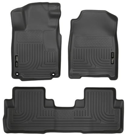 Weatherbeater Front & 2nd Seat Floor Liners For 2015-2016 CR-V Husky Liners