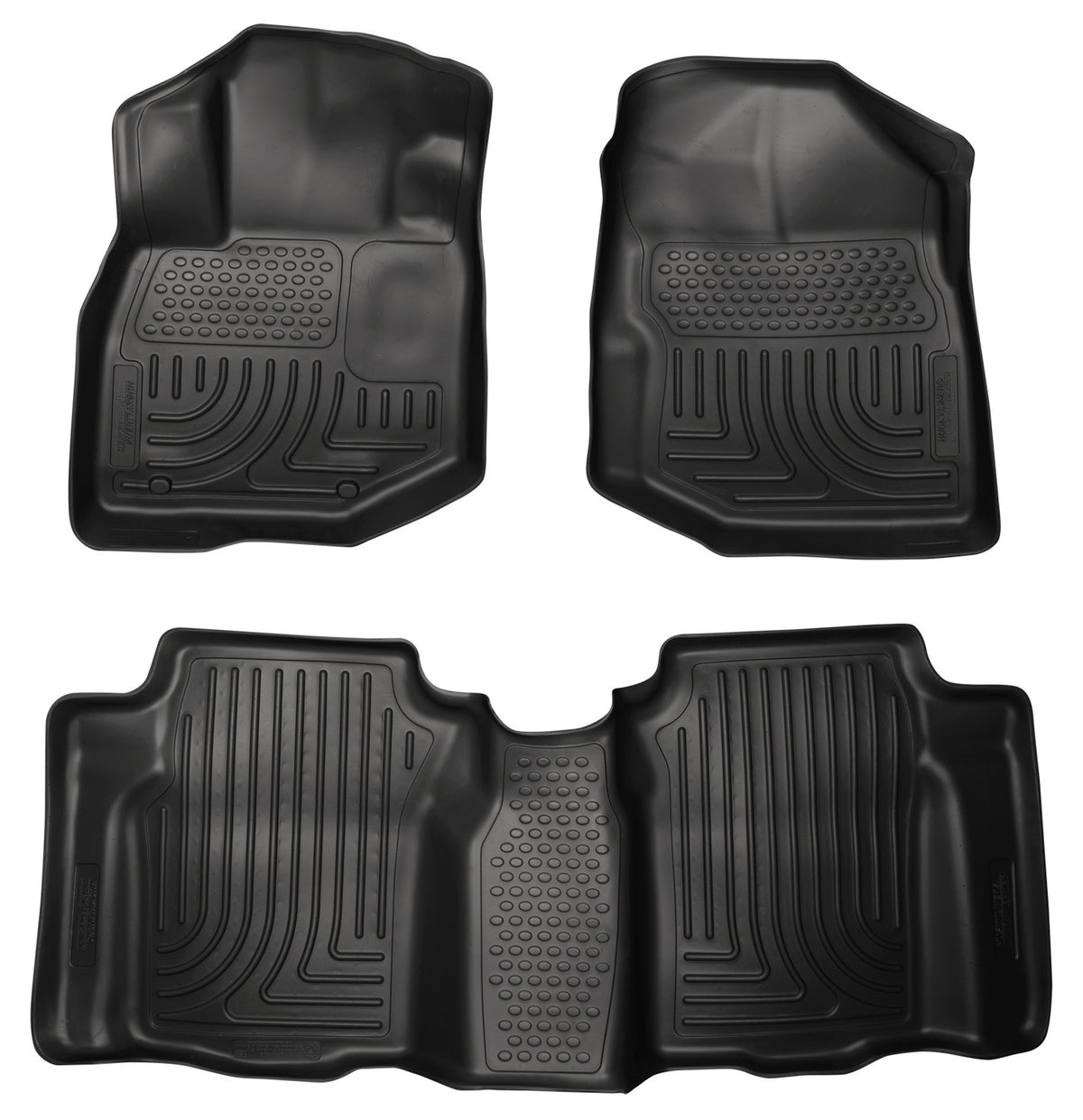 Weatherbeater Front & 2nd Seat Floor Liners For 2009-2013 Fit Husky Liners