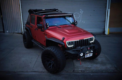 Oracle VECTOR Series Full LED Grille - Jeep Wrangler JK - NA