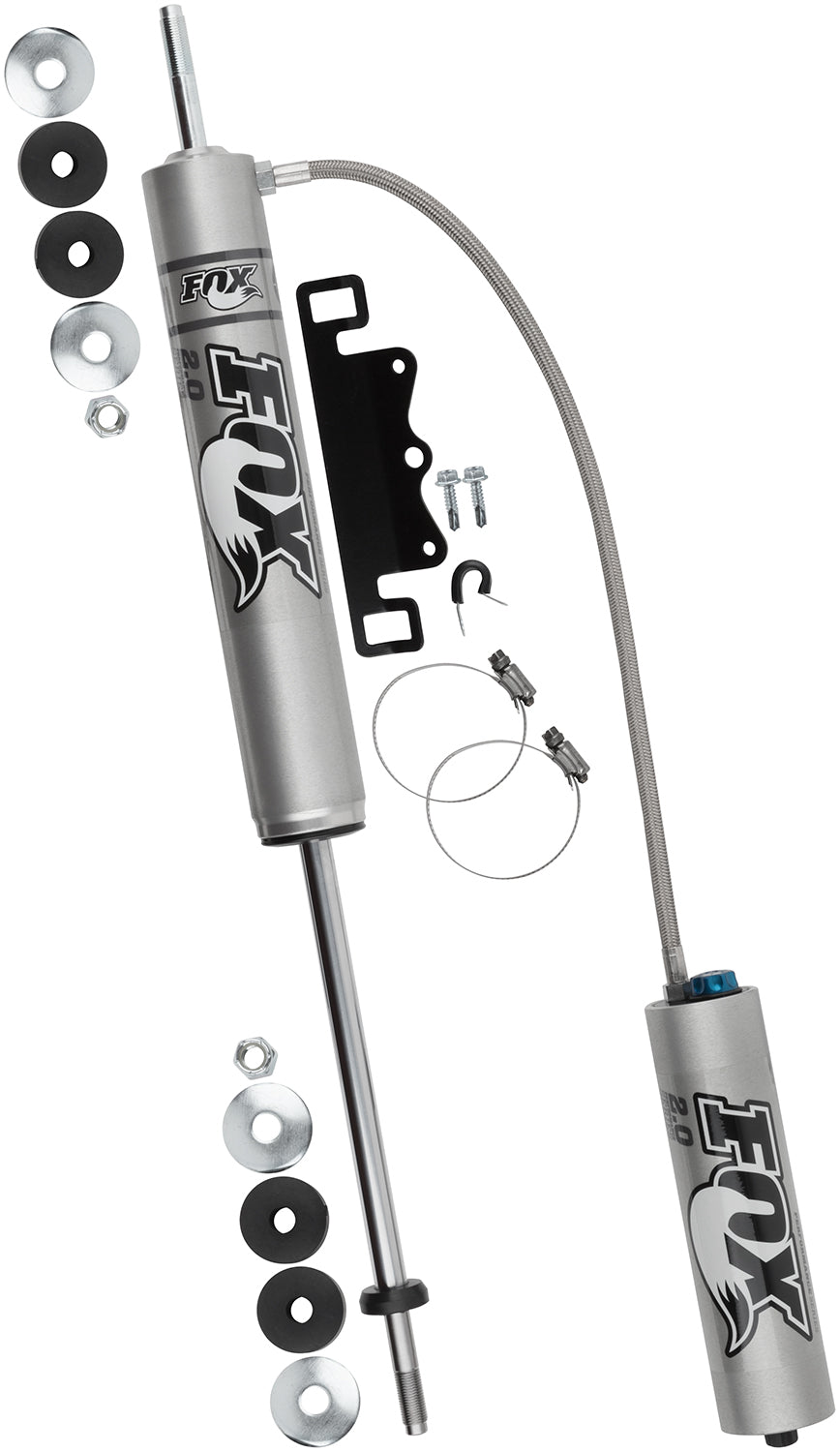 Shock Absorber 83-95 Defender & 94-98 Discovery I: Land Rover Front Performance Series Remote Reservoir 8.6 Inch 0-1 Inch Lift Cd Adjuster FOX