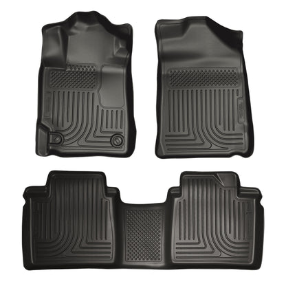 Weatherbeater Front & 2nd Seat Floor Liners For 2007-2011 Camry Husky Liners