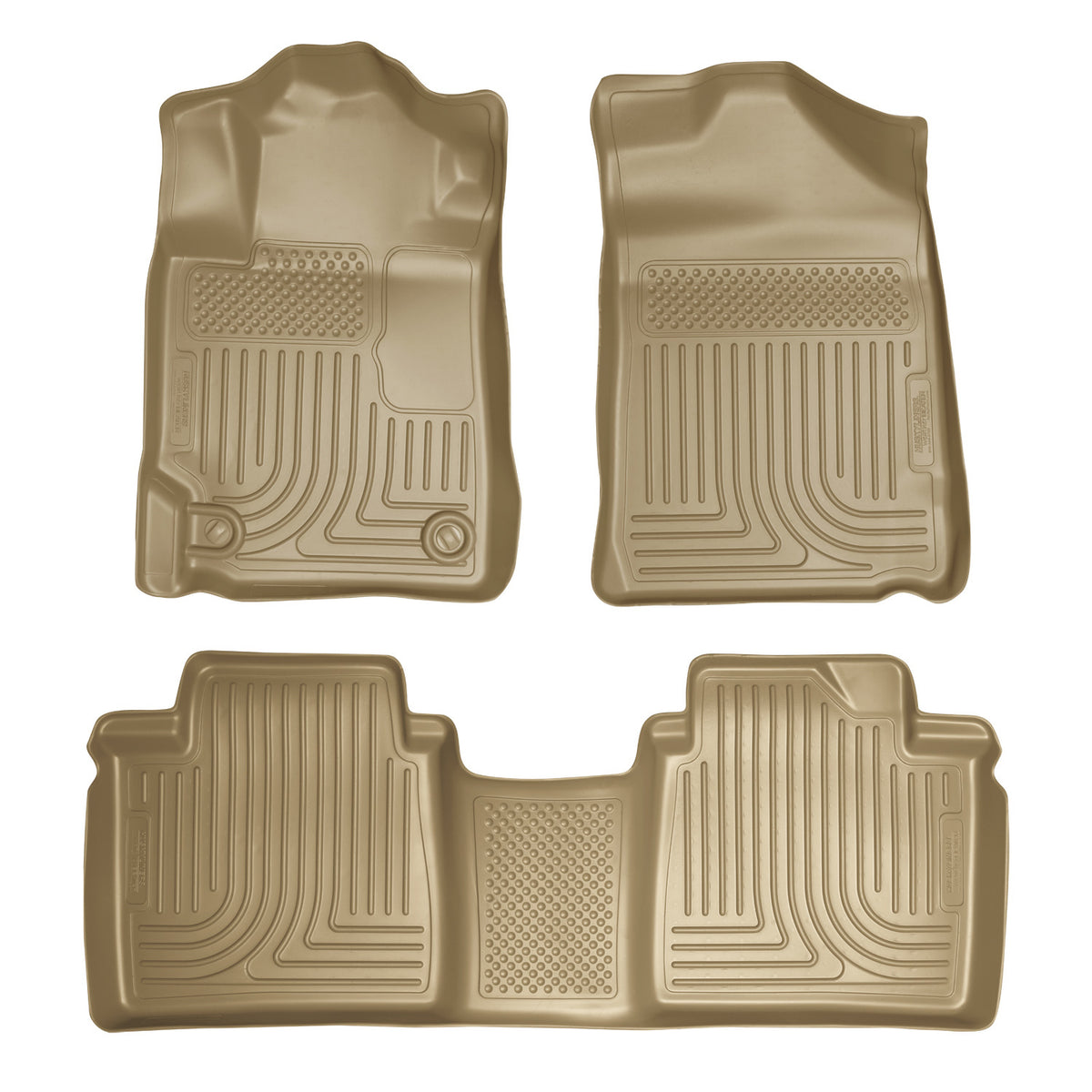 Weatherbeater Front & 2nd Seat Floor Liners For 2007-2011 Camry Husky Liners