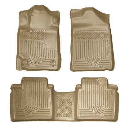 Weatherbeater Front & 2nd Seat Floor Liners For 2007-2011 Camry Husky Liners