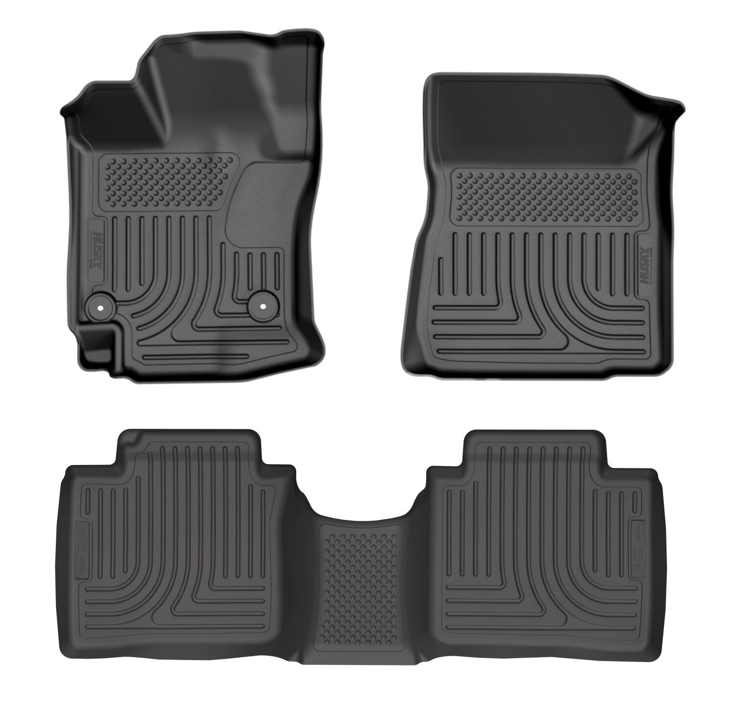 Weatherbeater Front & 2nd Seat Floor Liners For 2009-2011 Venza Husky Liners