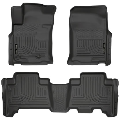 Weatherbeater Front & 2nd Seat Floor Liners For 2010-2013 GX460/4Runner Husky Liners