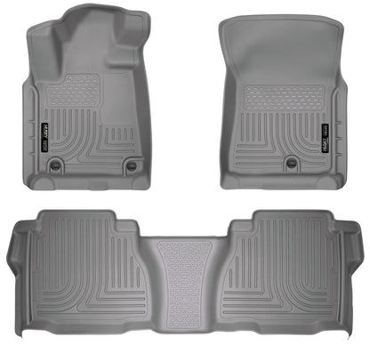 Weatherbeater Front & 2nd Seat Floor Liners (Footwell Coverage) For 2007-2011 Tundra Husky Liners