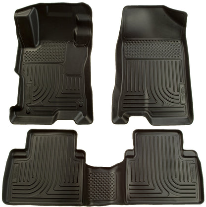 Weatherbeater Front & 2nd Seat Floor Liners For 2007-2012 Altima Husky Liners