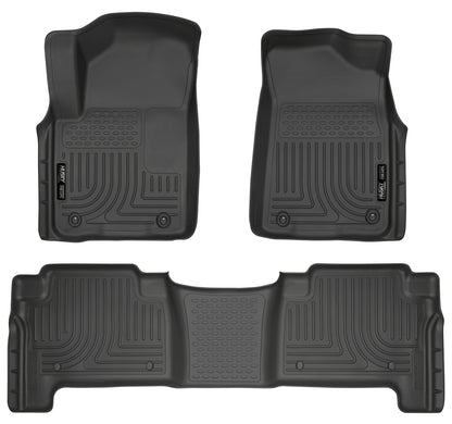 Weatherbeater Front & 2nd Seat Floor Liners For 2011-2018 QX56/QX80/Armada Husky Liners