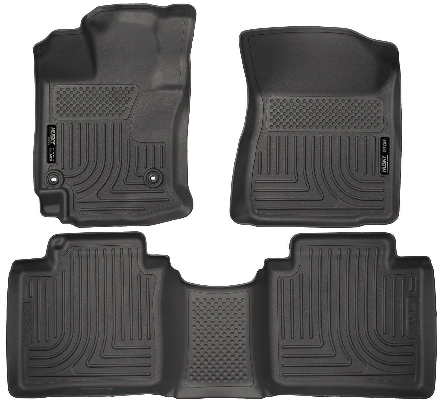 Weatherbeater Front & 2nd Seat Floor Liners For 2015 Venza Husky Liners